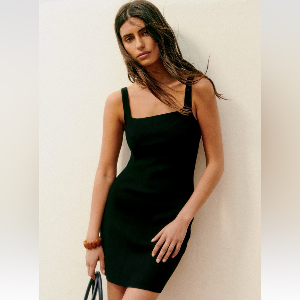 Sezane Judith Dress Black - Size XS